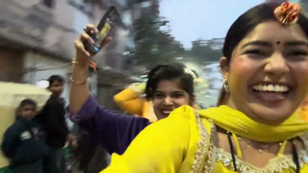 Aman ki haldi vlog ❤️