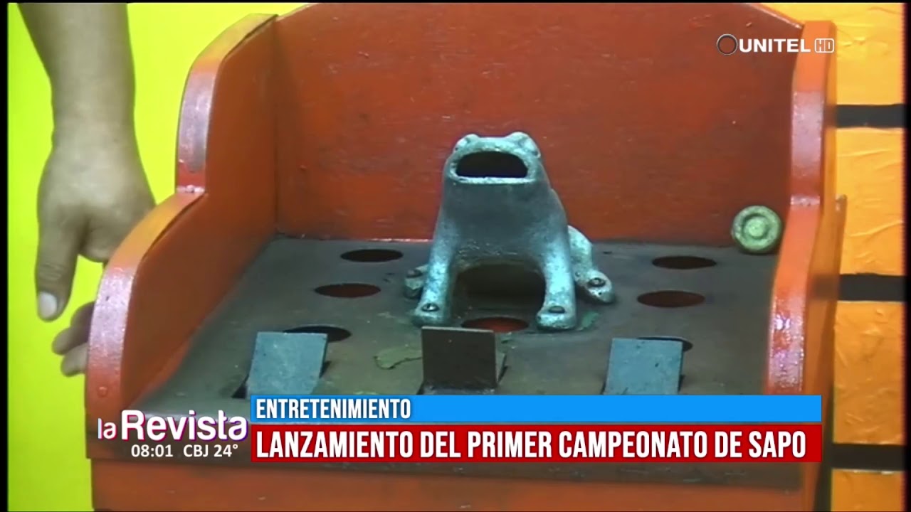 Lanzamiento del primer campeonato de sapo