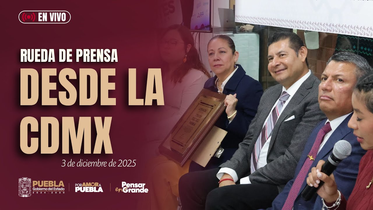 Conferencia de Prensa desde la Ciudad de México.