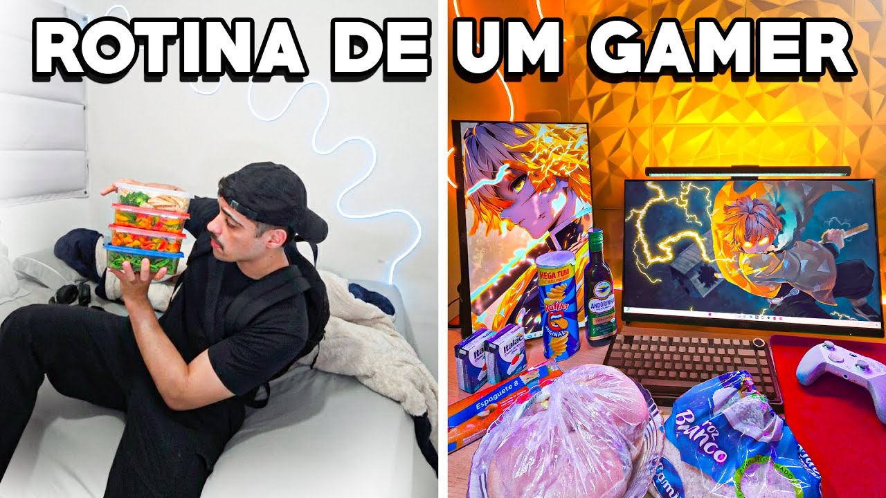Um Gamer CLT Se Preparando Pra Semana (Muito Trampo kk)