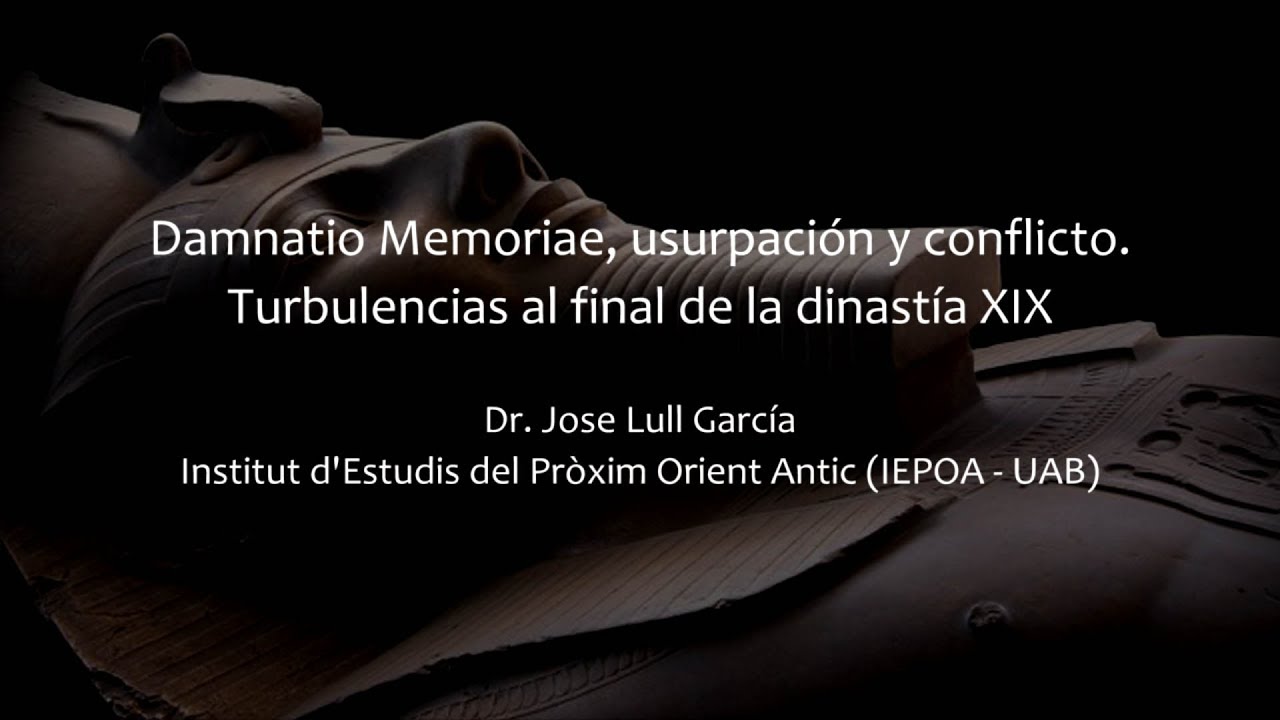Damnatio Memoriae, usurpaci&oacute;n y conflicto. Turbulencias al final de la dinast&iacute;a XIX