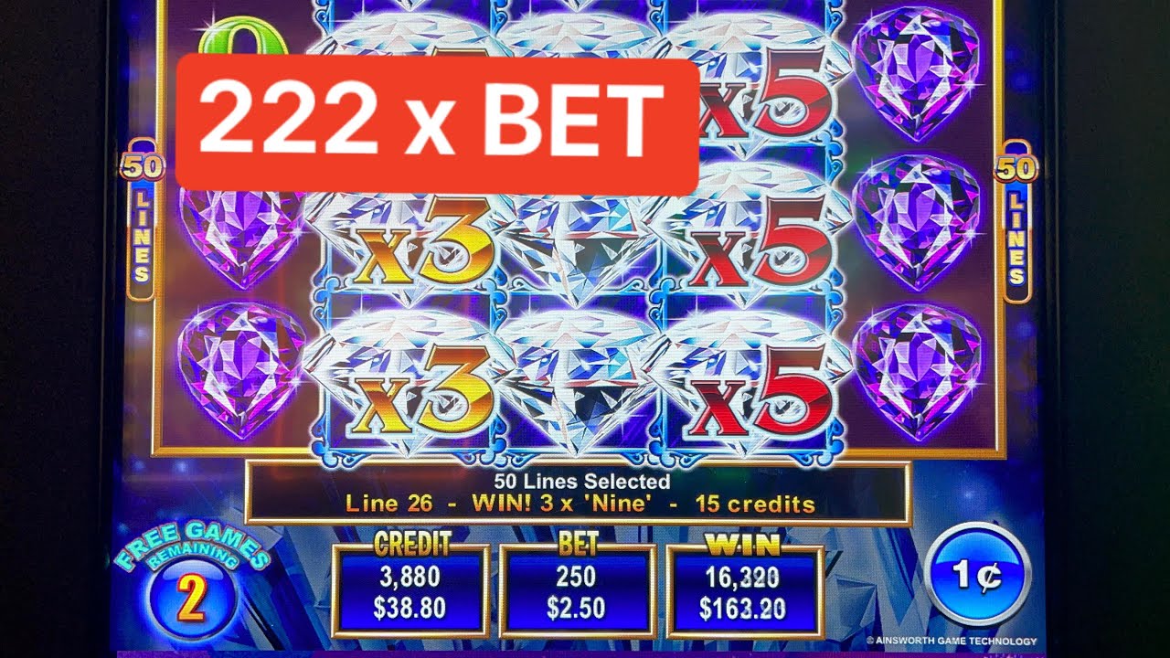 Diamond Avalanche Slot Machine 3x 5x.