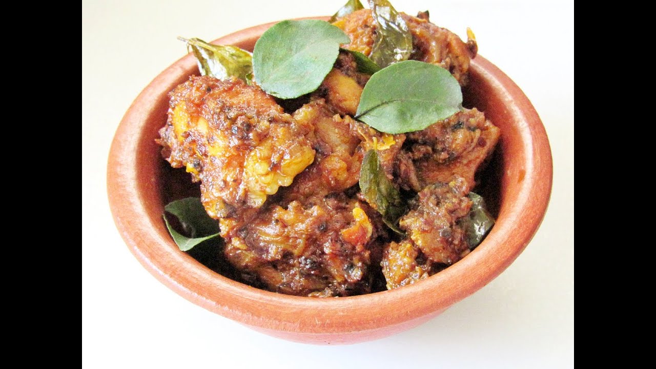 Pepper Chicken Fry Recipe - Kerala Recipes | Nisa Homey