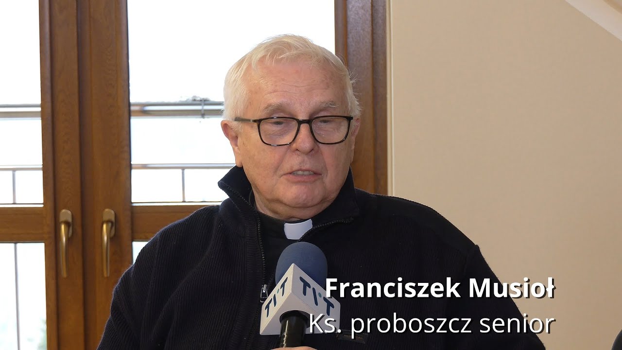 Ks. prob. senior Franciszek Musioł wspomina remont bazyliki św. Antoniego w Rybniku