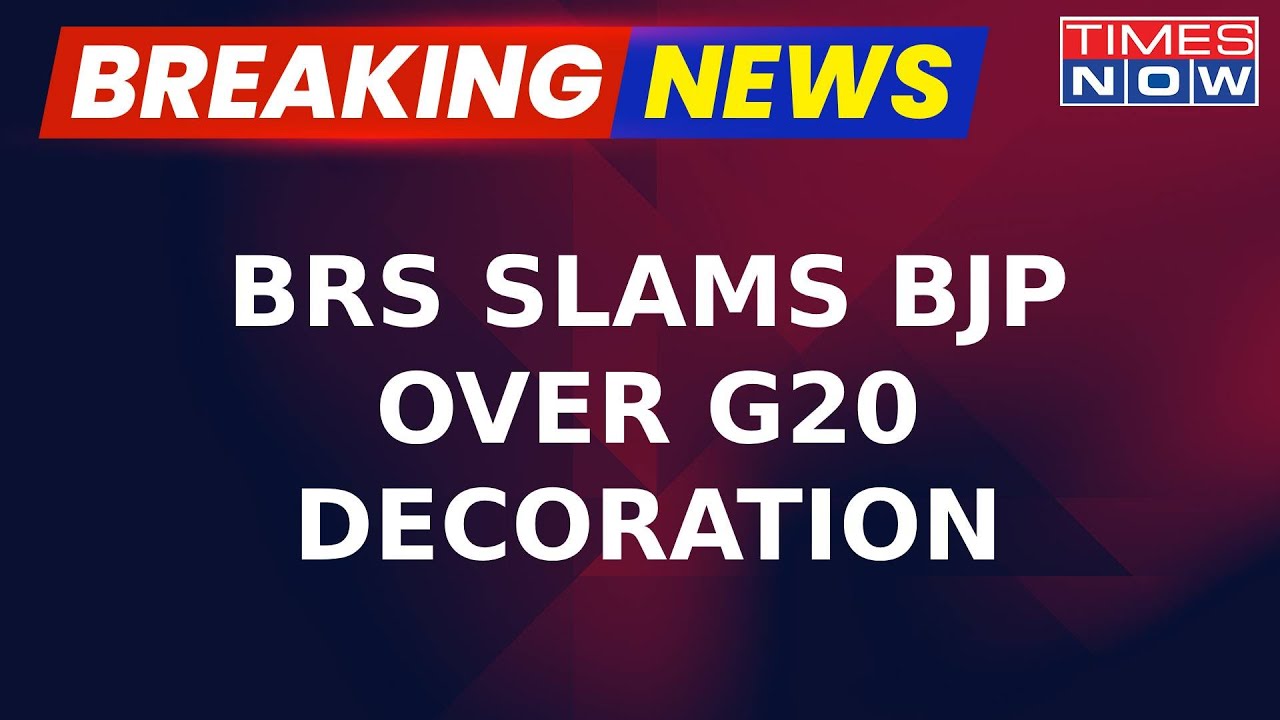 Breaking News | BRS Enters BJP And AAP's Fight Over G20 Shivling Fountain Decoration&nbsp;In&nbsp;Delhi