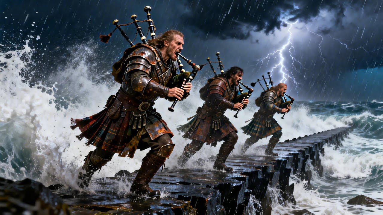 Roar of the Black Ocean — Relentless Highland War Pipes Unleashed
