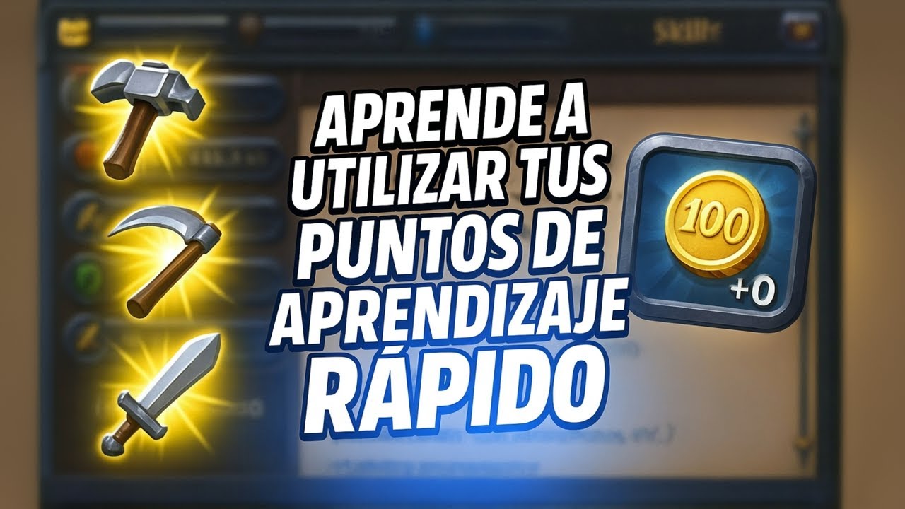 APRENDE A UTILIZAR TUS PUNTOS DE APRENDIZAJE RAPIDO EN ALBION ONLINE