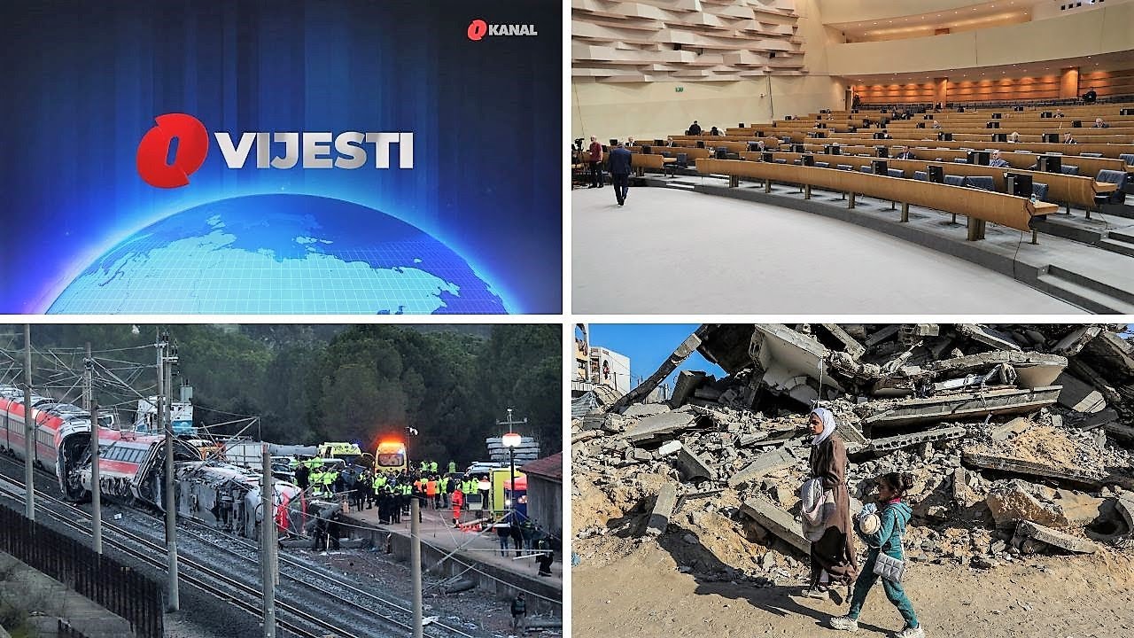 O Vijesti: Nastavak sjednice počeo burno / Trodnevna žalost u Španiji /Izrael proširio „žutu liniju“