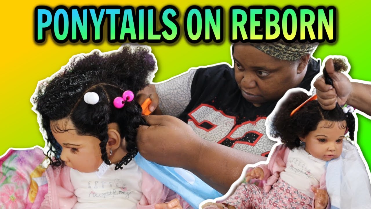 Reborn baby hairstyle will be so awesome with ponytails