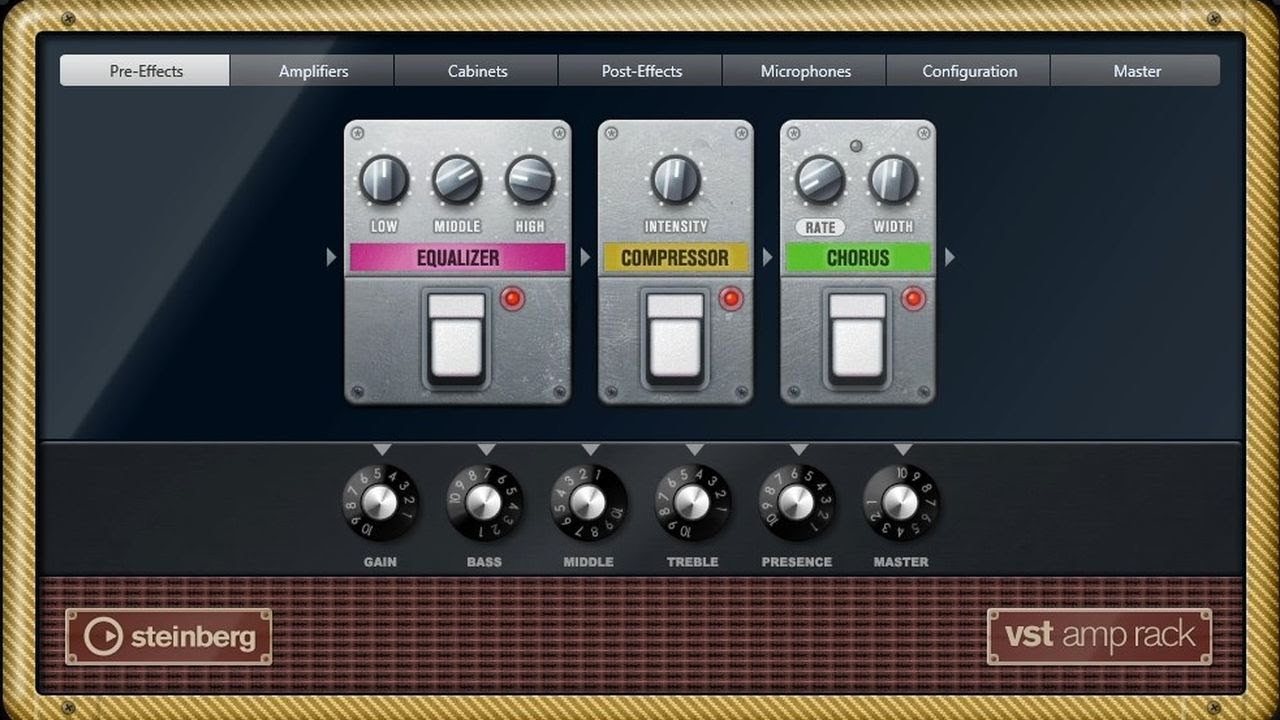 Cubase VST Amp Rack