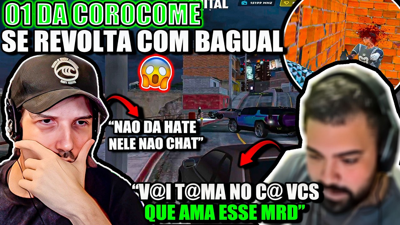 DEU TRETA! LÍDER DE FAC SE REVOLTA COM ATITUDE DO BAGUAL, ROLOU FLAME?! BOPE X FAC DO DELEGA!😱🔥