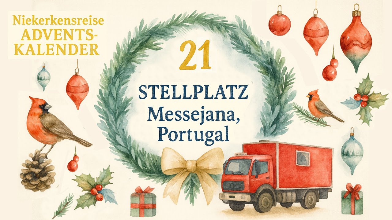 Stellplatz Messejana 🇵🇹 | Ruhiger Platz im Alentejo 🚒 🌞 Adventskalender #21