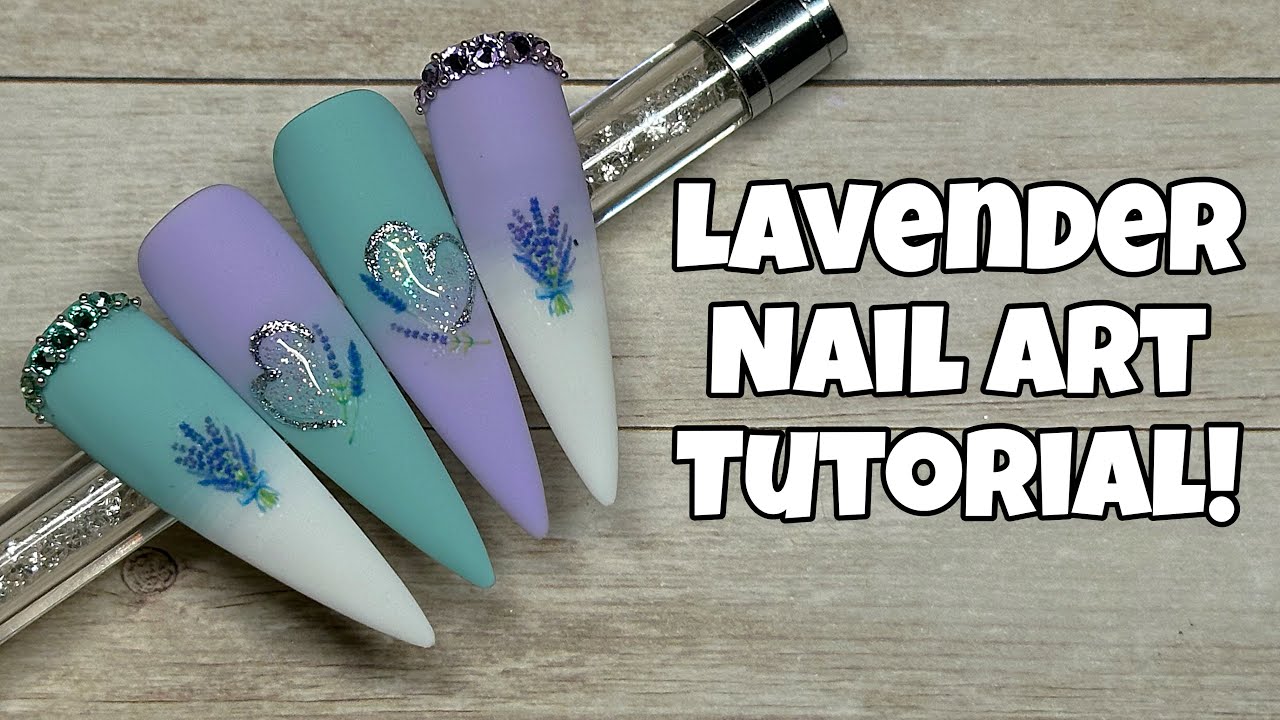 Lavender Nail Art Tutorial!