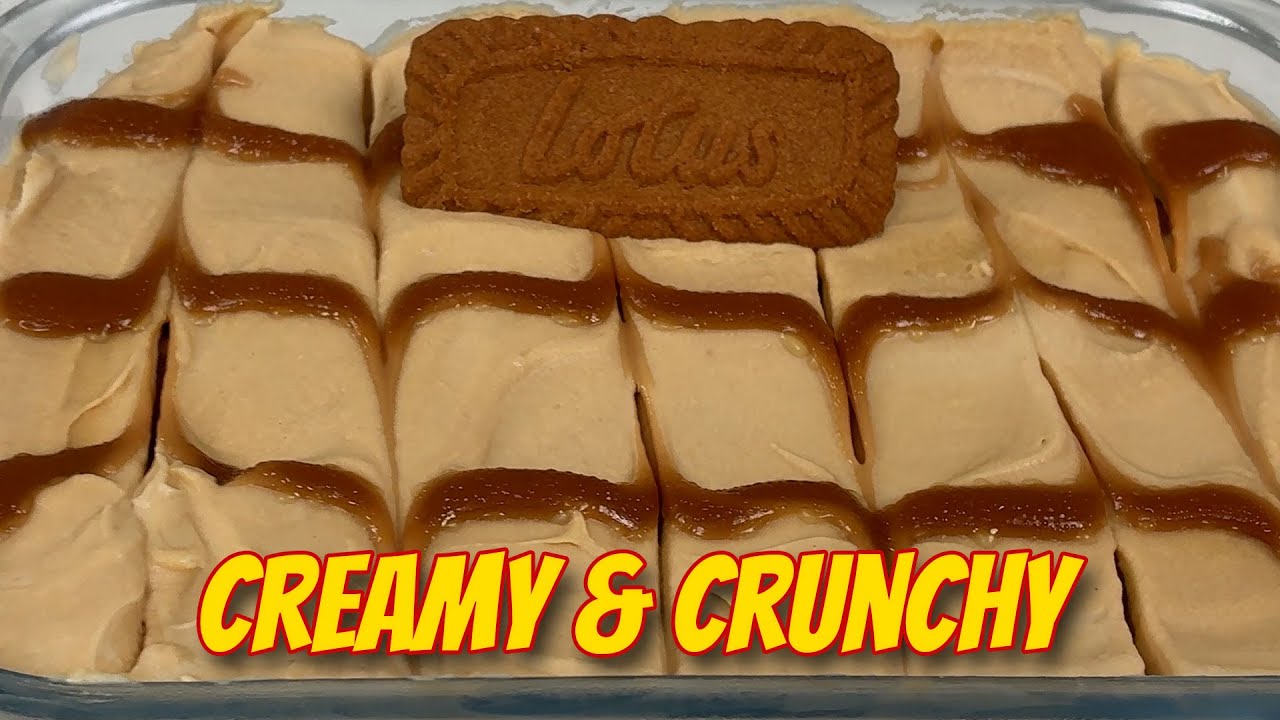 Peaches and Cream with a Biscoff Twist