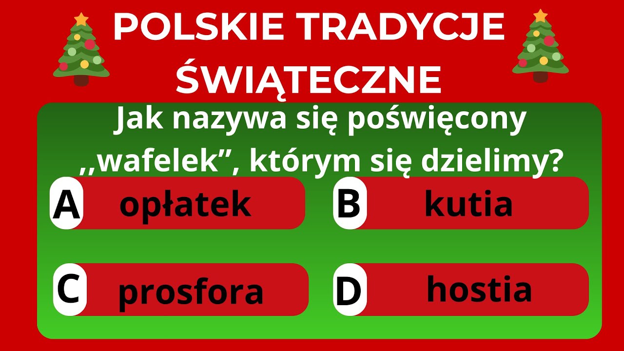 JAK DOBRZE ZNASZ POLSKIE REGIONALNE TRADYCJE ŚWIĄTECZNE? Sprawdź się! #quiz #bożenarodzenie