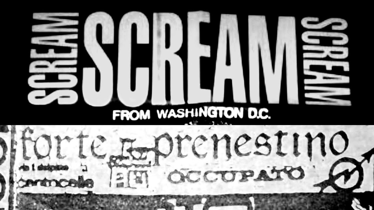 Scream - CSOA Forte Prenestino, Roma, Italy, 3 feb 1988 LIVE (Dave Grohl before Nirvana Foo Fighters