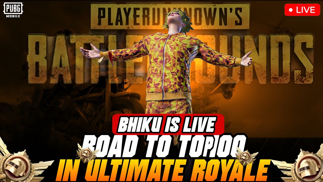 ROAD TO TOP 100 IN ULTIMATE ROYALE | PUBG MOBILE | falinTDMxBHIKU | BHIKU is LIVE❤️🇵🇰