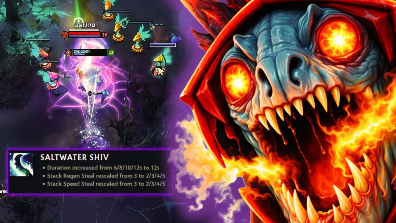 Valve Buffed an ALREADY IMBA Slark Hard Carry in 7.40b Dota 2