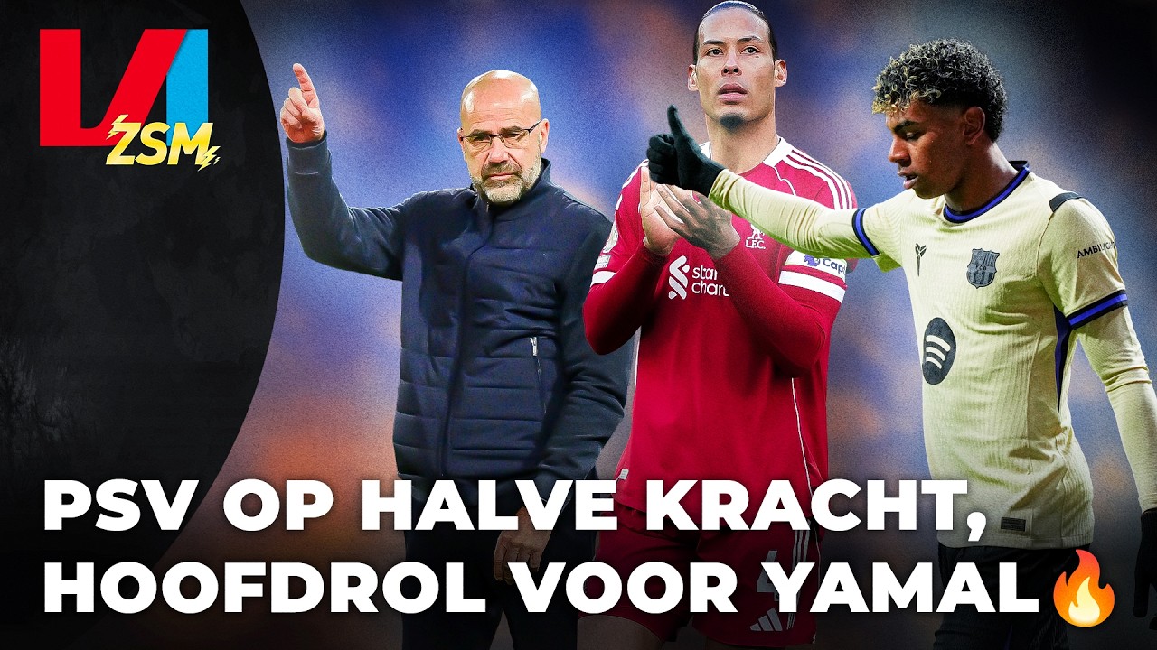 PSV op halve kracht, Lamine steelt show voor Barcelona: 'Krankzinnig' 🤩 | VI ZSM