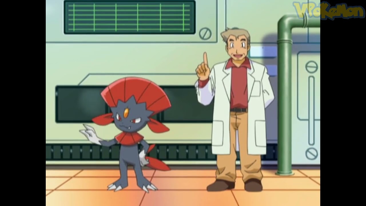 Weavile attacks Professor Oak | Professor Oak Funny Moments