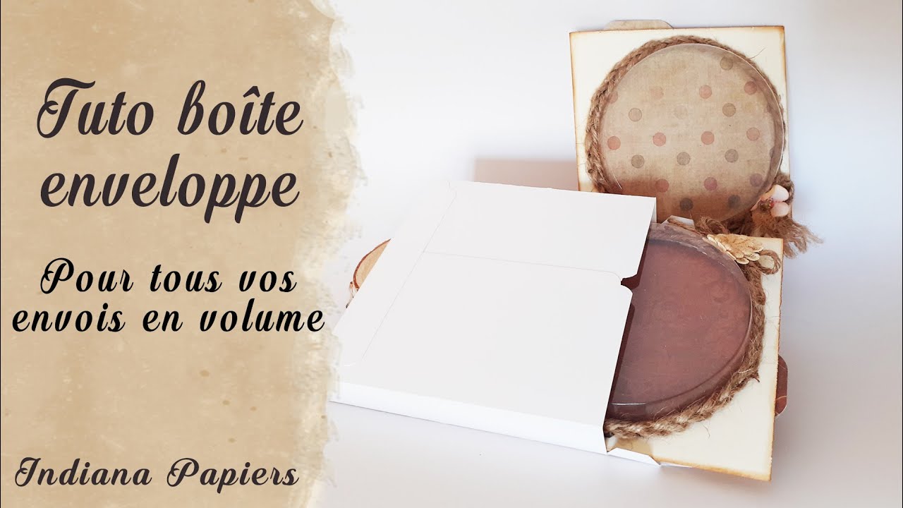 Tuto enveloppe boîte