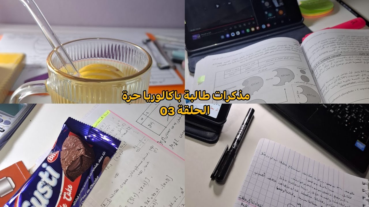 الحلقة الثالثة من مذكرات طالبة باكالوريا حرة تحاول استرجاع شغفها 🫶🦋 125- يوم /bac 2025 📚🤍