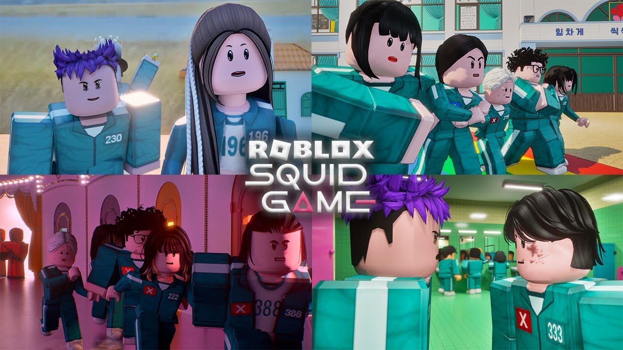 Roblox Squid Game - 4 Episodes in One! 🔥