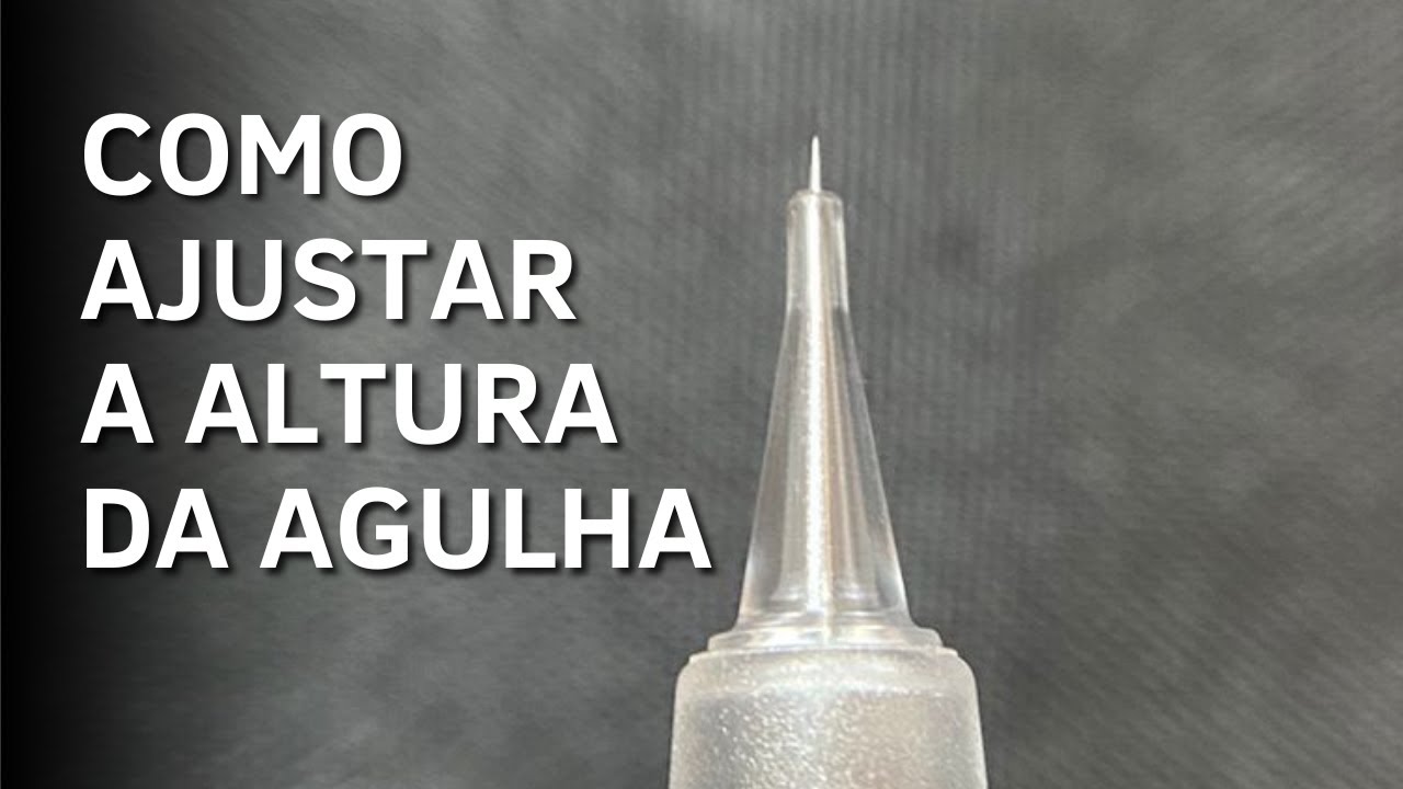 Como ajustar altura da agulha no Derm&oacute;grafo