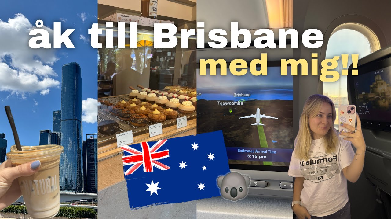 Åk till Australien med mig ✈️ Prepp innan, flygresan och första dagarna!! 🇦🇺