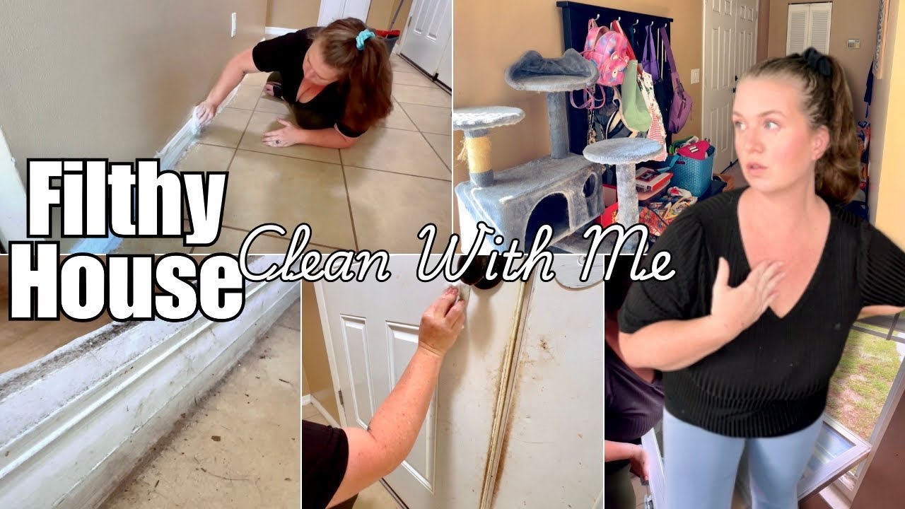 This House Is Filthy! Extreme Deep Cleaning! How To Clean When You Have Kids and Pets