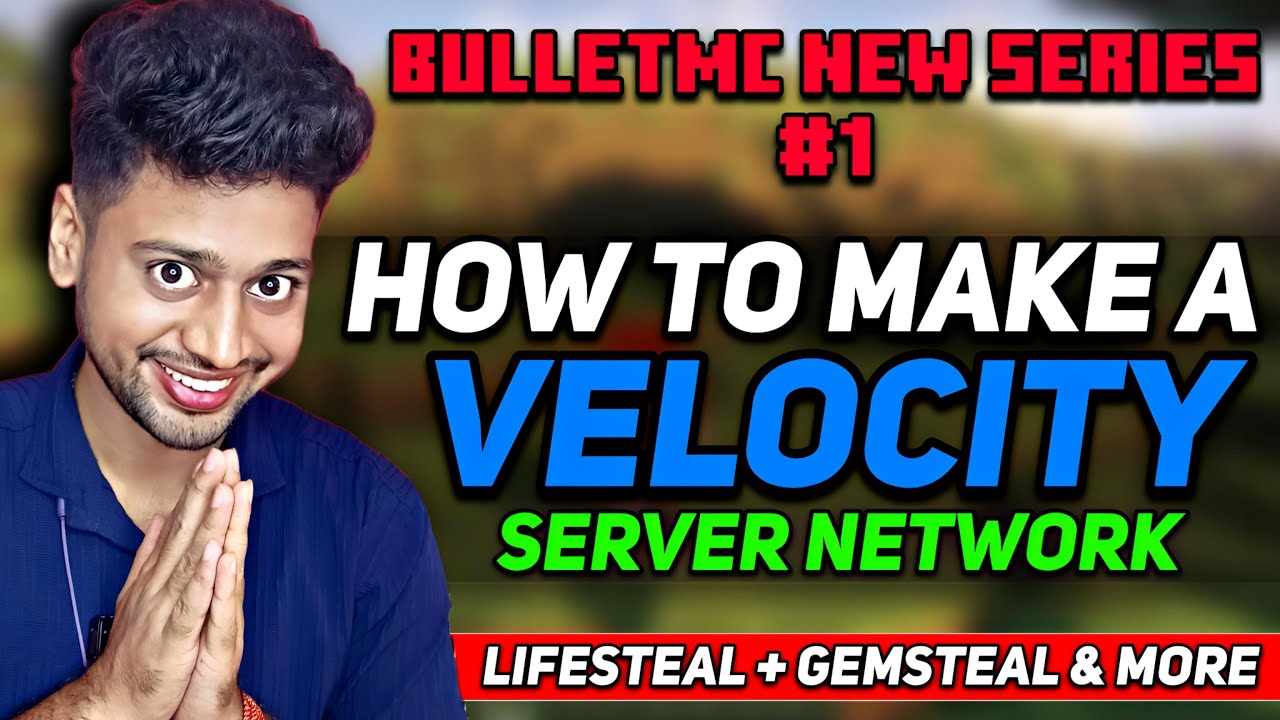 How To Make a Velocity Server | Velocity Setup | BulletMC New Server Series #1