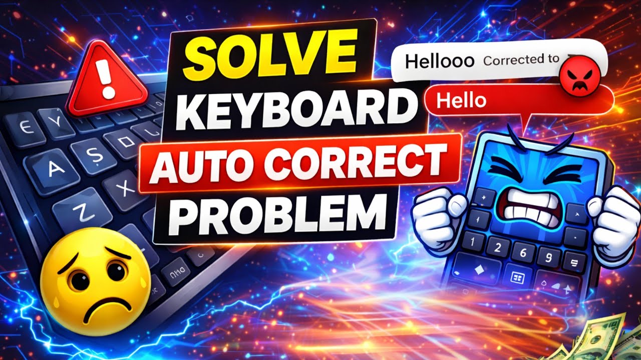 Keyboard Auto Correct Problem Solve! 🚫 | Mobile Me Auto Correction Kaise Band Karein?