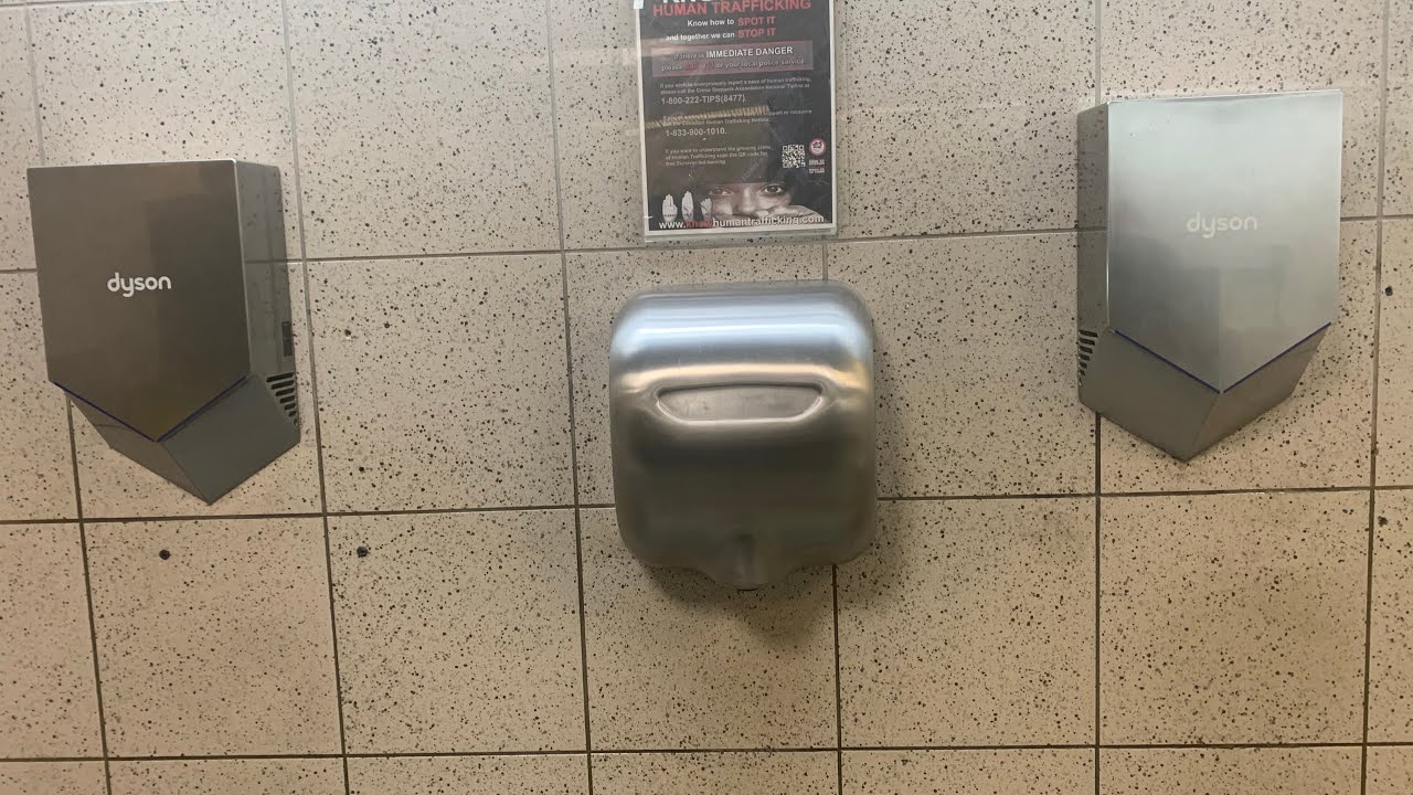 Excel Dryer Xlerator (1/3) & Dyson Airblade Vs l ON Route: Newcastle l Newcastle ON l