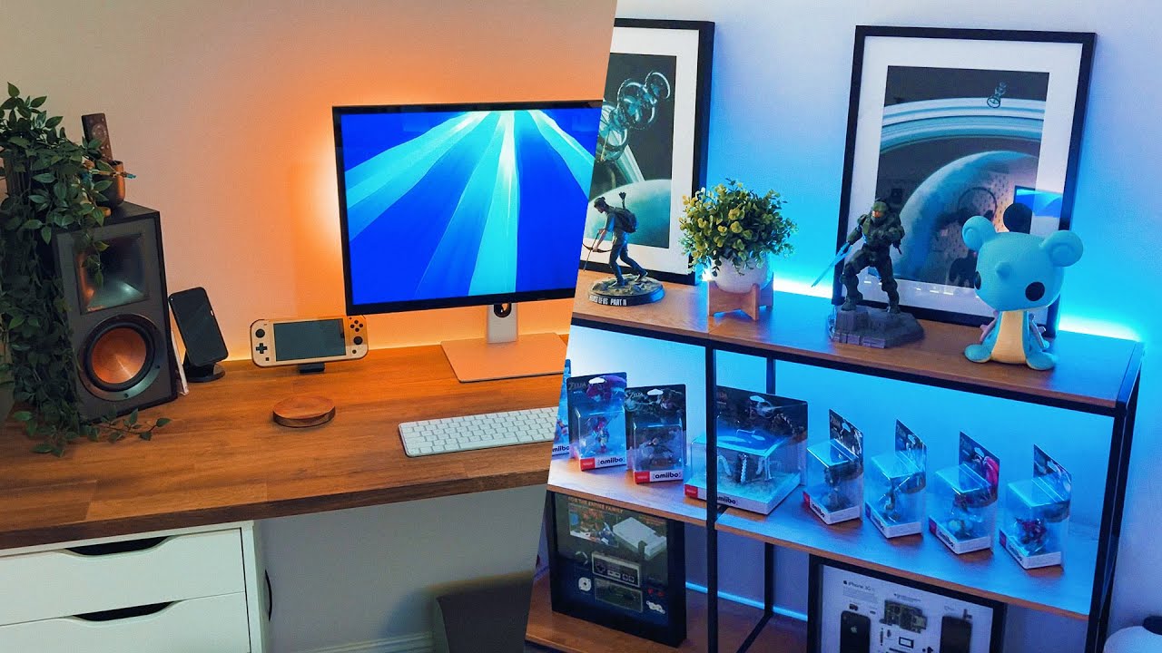 A relaxed tour of my gaming & editing home office