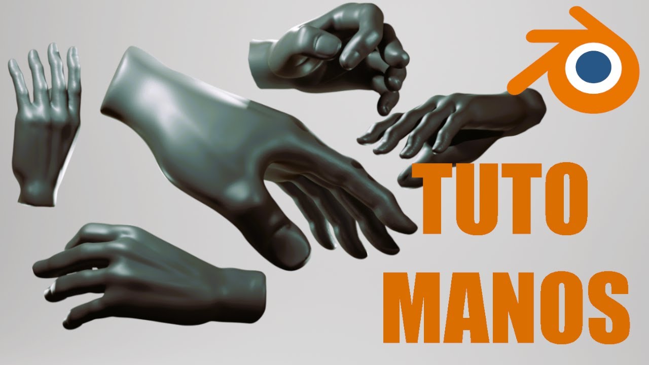 Cómo modelar manos en Blender - Tutorial para esculpir manos anatómicamente realistas desde 0