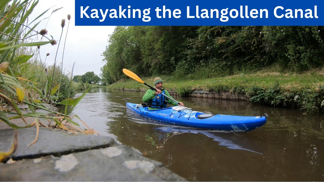 Kayaking the Llangollen Canal