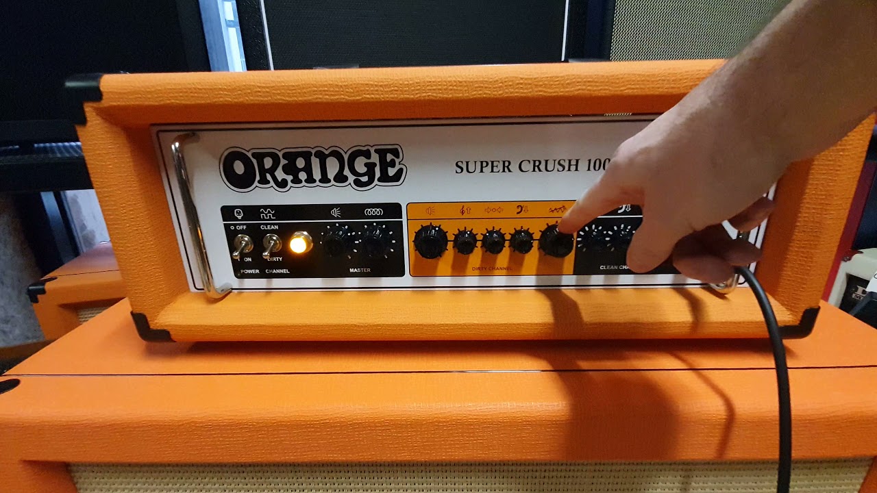 Orange Super Crush 100 Head - Quick Test