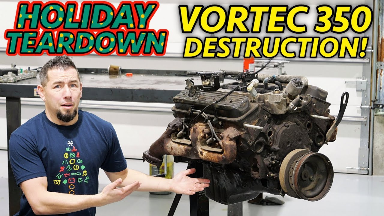 THIS GM VORTEC 350 WENT BANG! Why do these always blow up so bad?L31 5.7L Small Block Chevy Teardown