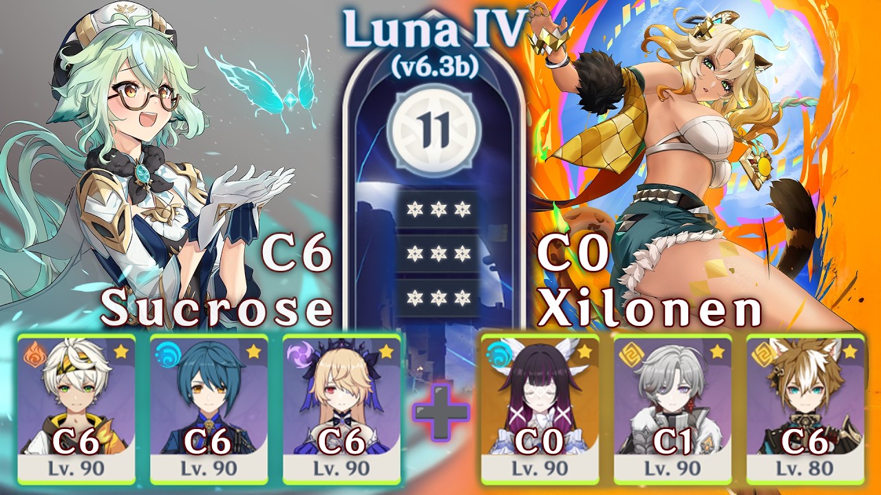 C0 Xilonen DPS 🆚 Abyss Floor 11 | Builds ➕ Gameplay