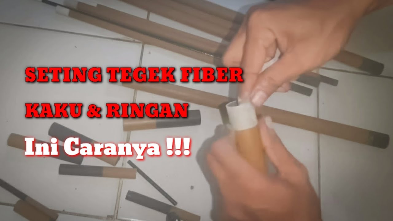 Tegek Fiber Lentur Jadi Kaku