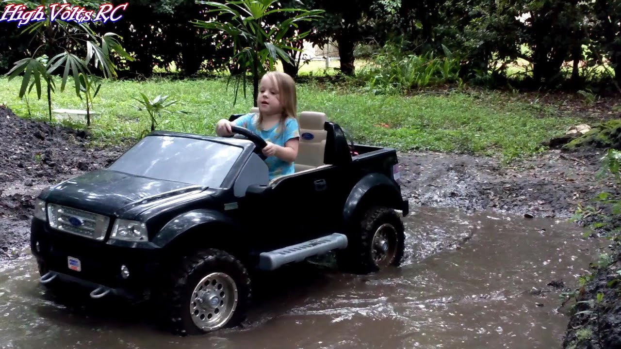 High Volts RC - Power Wheels Ford F-150 Mudding