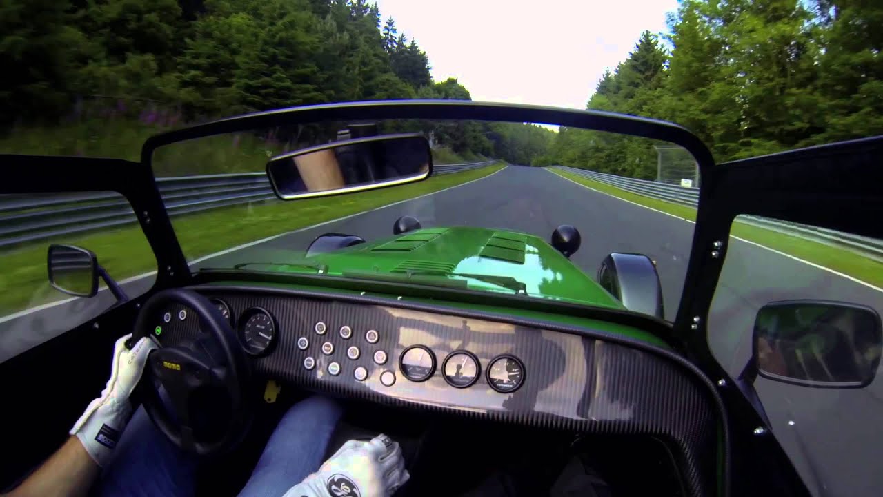Caterham 485S lap of the Nordschleife with F1 driver Alexander Rossi