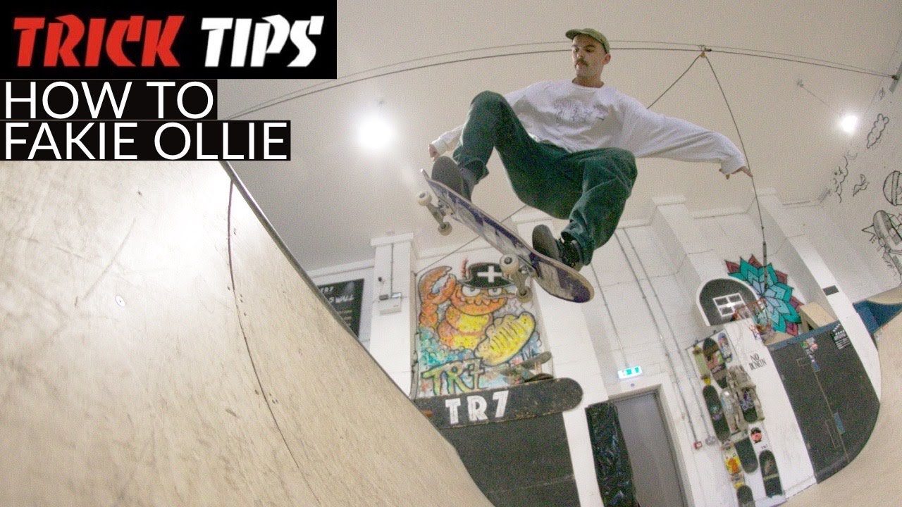 How to Fakie Ollie On Transition - Trick Tips - TR7 SKATE