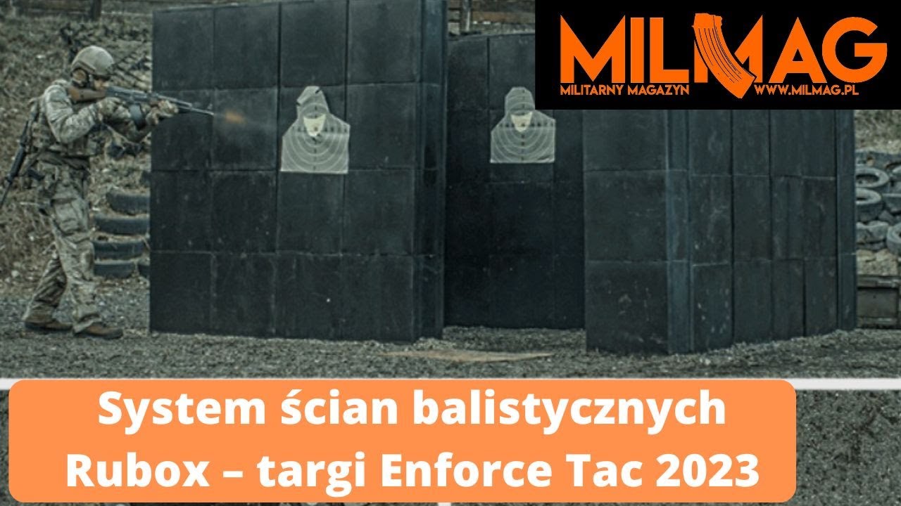 System ścian balistycznych Rubox – targi Enforce Tac 2023