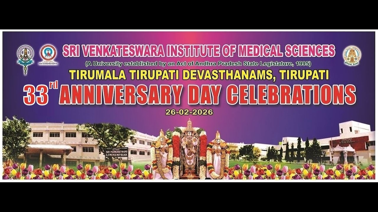 SVIMS, TTDs - 33rd Anniversary Celebrations - Unifest 2026