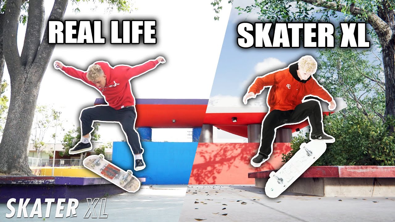 Playing S.K.A.T.E. Against Myself in REAL LIFE! (Part 2) | Skater XL