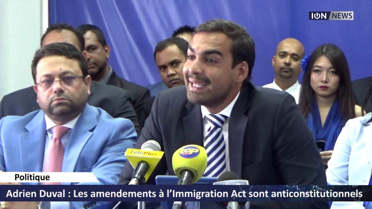 Adrien Duval : Les amendements à l’Immigration Act sont anticonstitutionnels