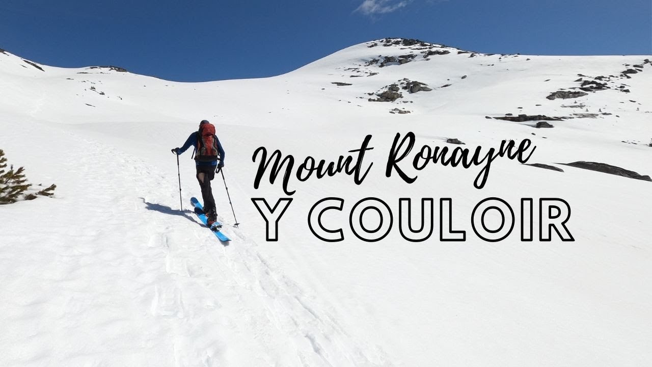 Mount Ronayne. Spring skiing in the coast.