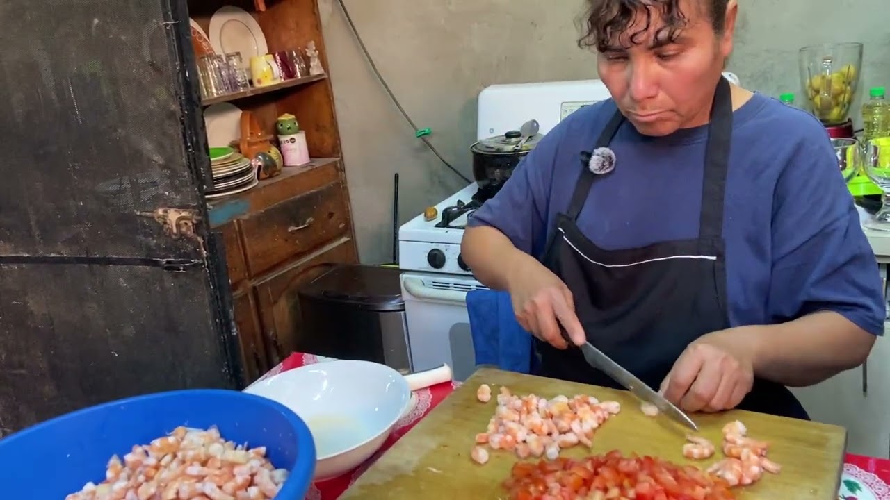 seviche de jaiba y camaron