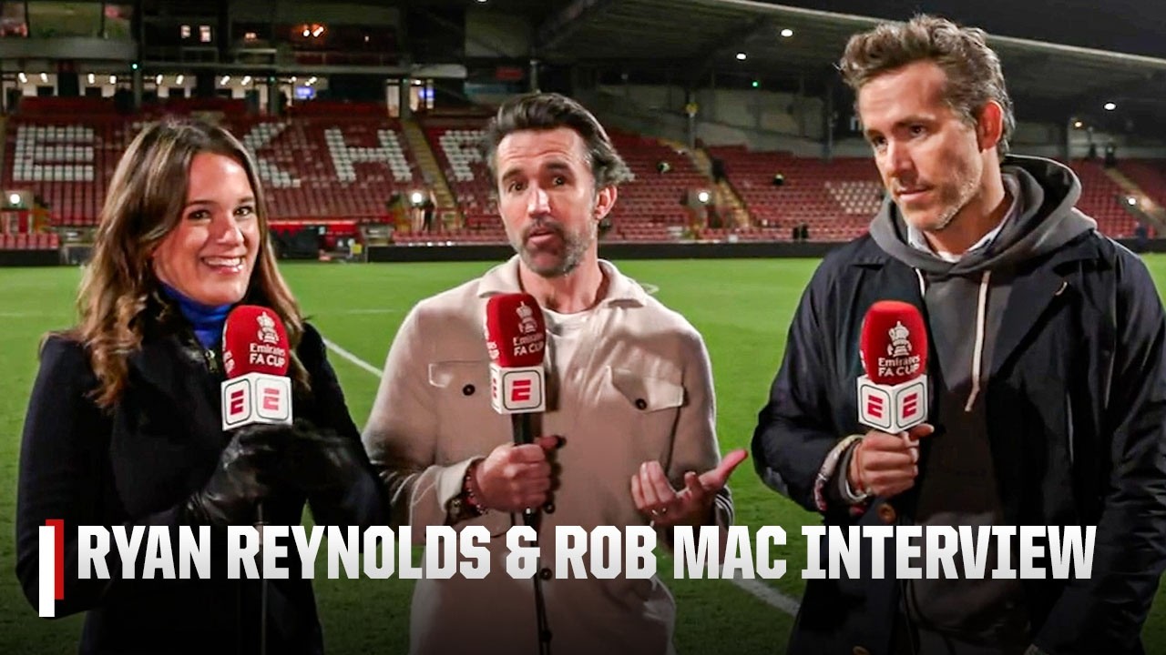 We’re not fans of VAR’ 😤 Ryan Reynolds and Rob Mac INTERVIEW | ESPN FC